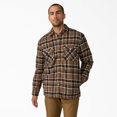 Water Repellent Fleece-Lined Flannel Shirt Jacket | Dickies