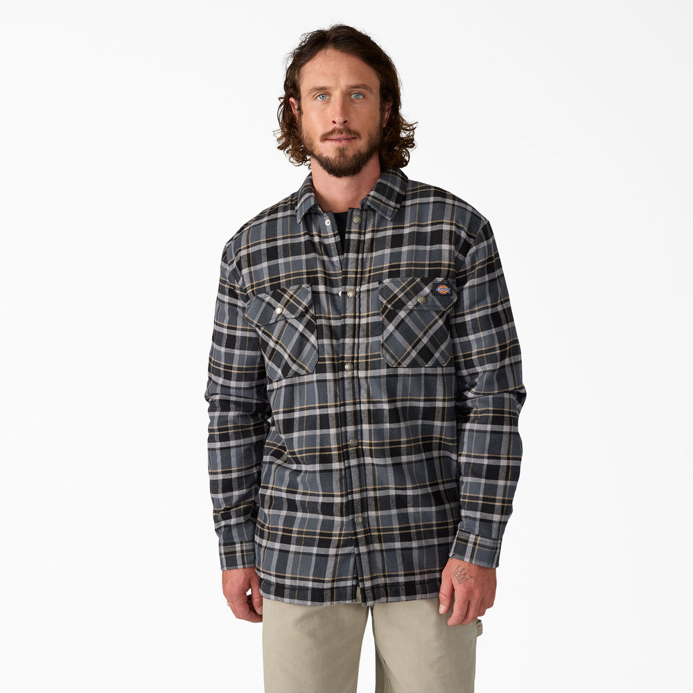 Water Repellent Fleece-Lined Flannel Shirt Jacket | Dickies