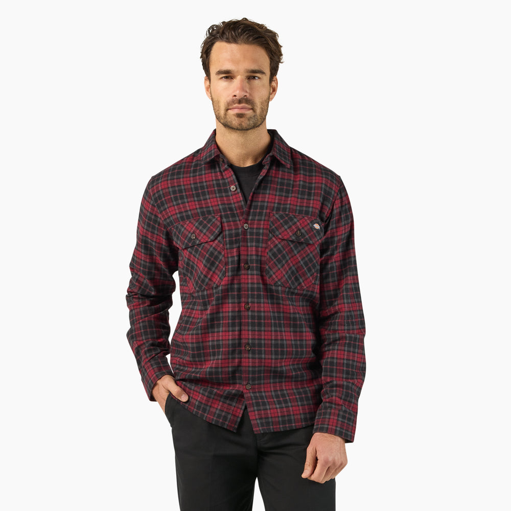 Long Sleeve Flannel Work Shirt | Dickies