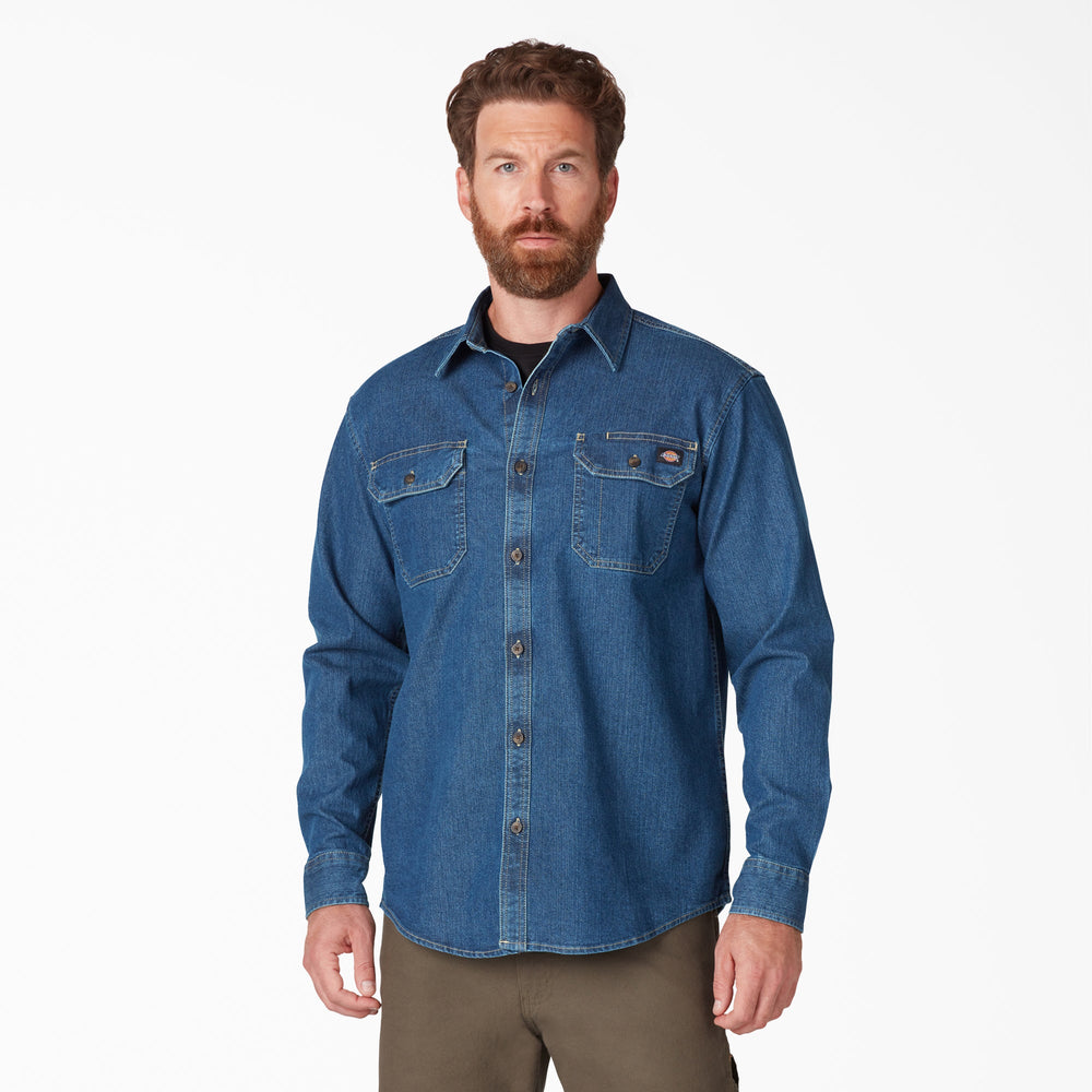 FLEX Denim Long Sleeve Shirt | Dickies