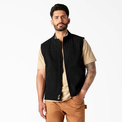 Duck Canvas High Pile Fleece Lined Vest | Dickies