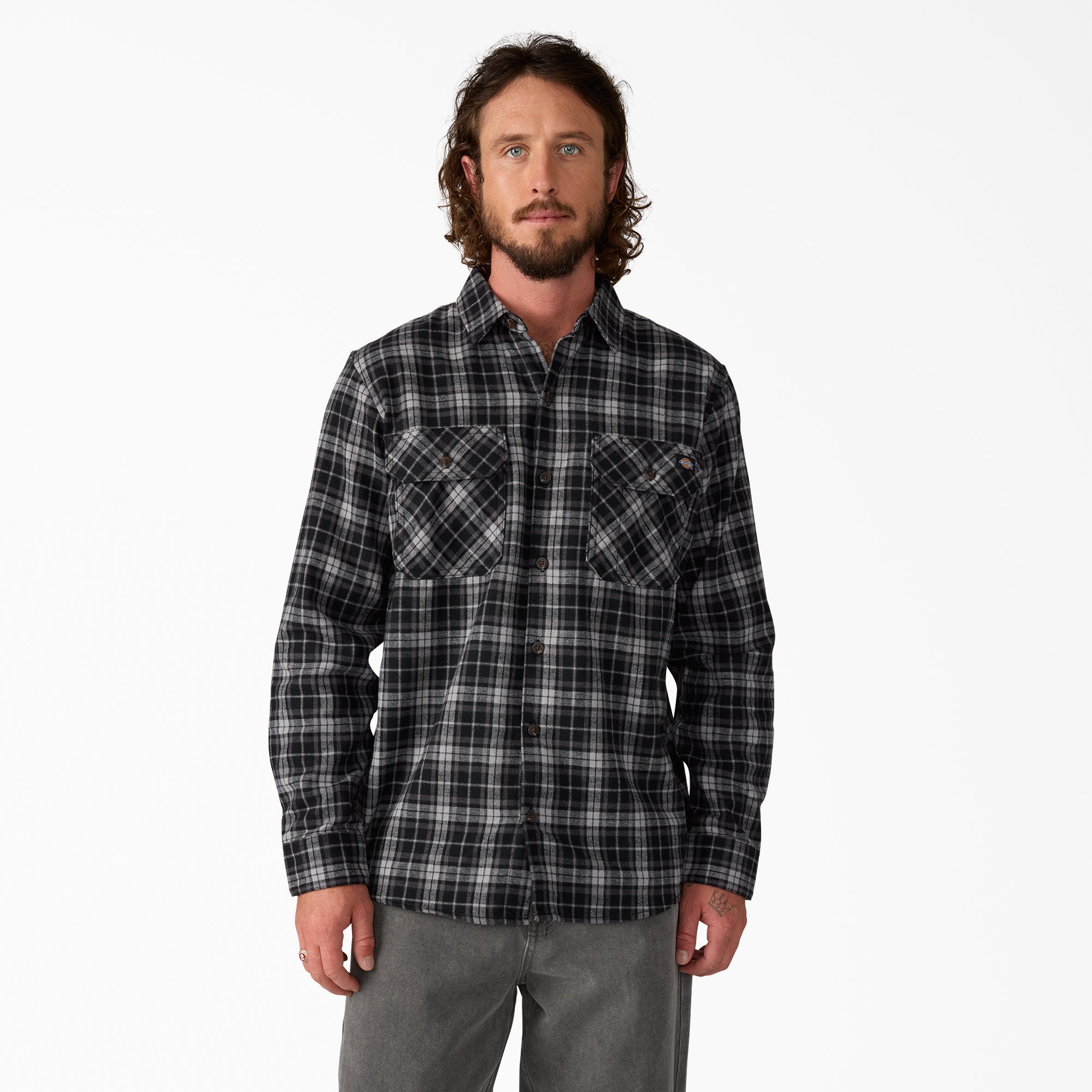 Long Sleeve Flannel Work Shirt | Dickies