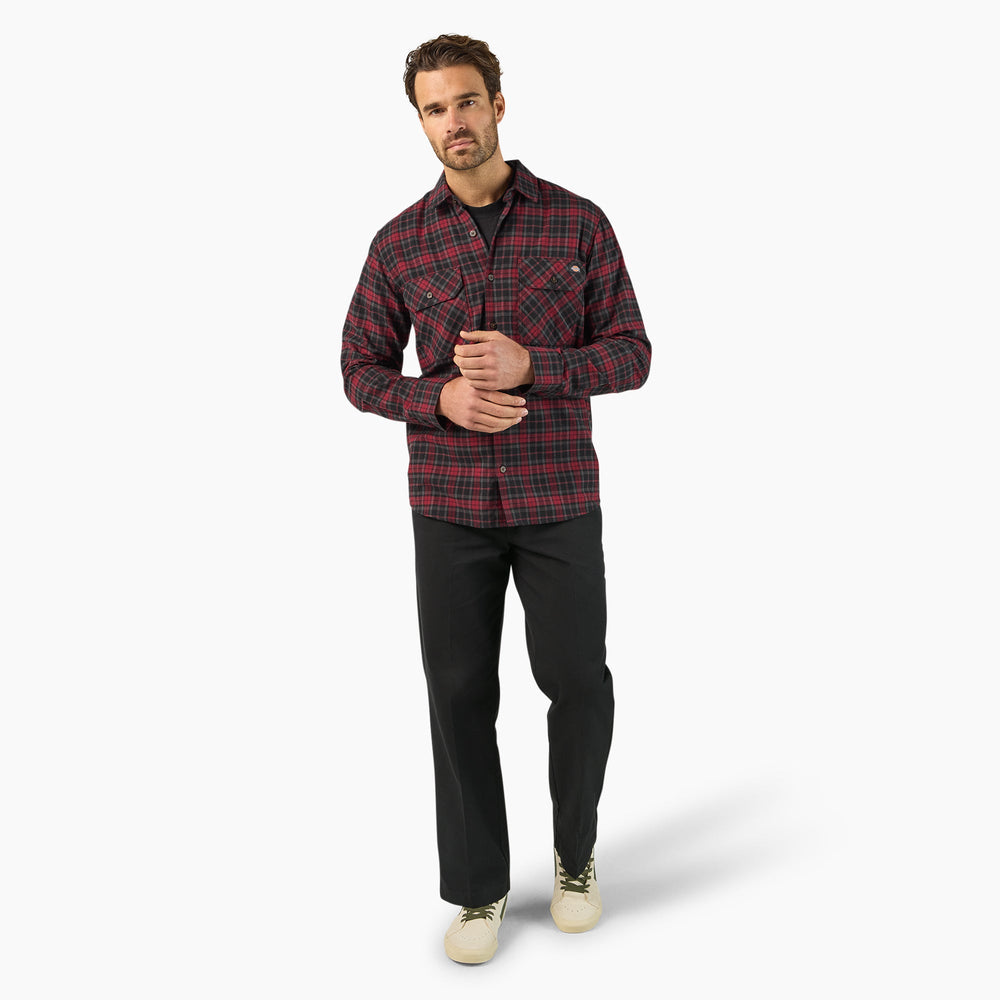 Long Sleeve Flannel Work Shirt | Dickies