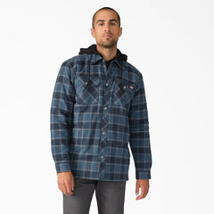 Water Repellent Flannel Hooded Shirt Jacket | Dickies