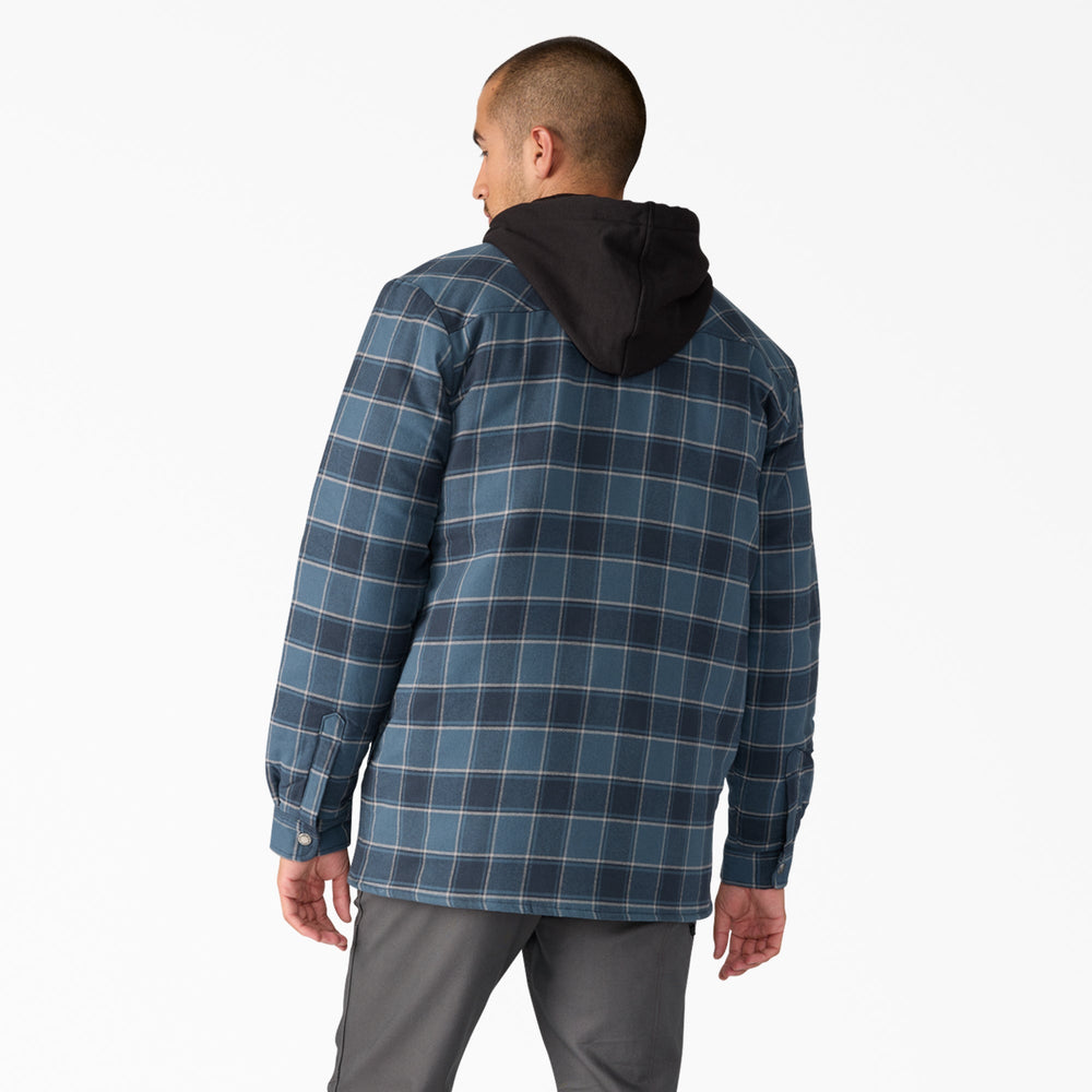 Water Repellent Flannel Hooded Shirt Jacket | Dickies