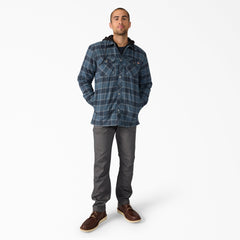 Water Repellent Flannel Hooded Shirt Jacket | Dickies